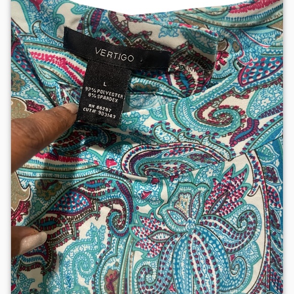 Sale‼️Vertigo Blouse- Size Large NWOT - Picture 5 of 6